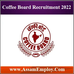 Coffee Board Recruitment 2022